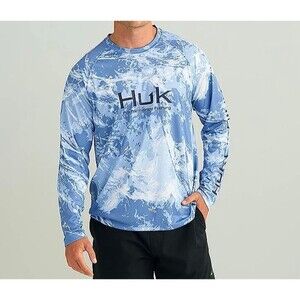 Huk Mossy Oak Pursuit Long Sleeve Crew Tee Size XL New With Tags